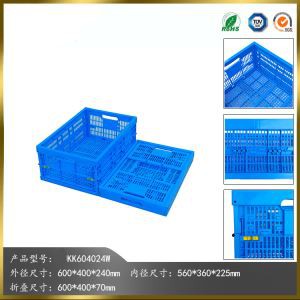 600*400*240 Mm Folding Plastic Mesh Crates