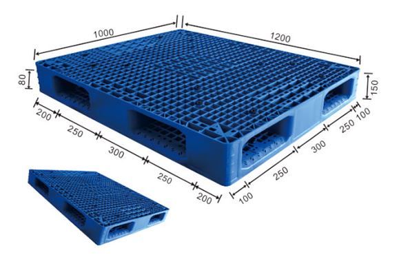 4-Txoj kev Stackable Pallets
