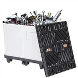 Lub tes tsho Pack Bulk Containers Plastic