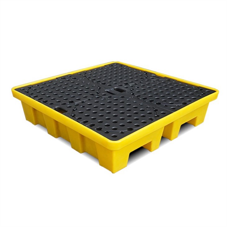 China wholesale 4-Drum Poly Spill Containment Pallet 