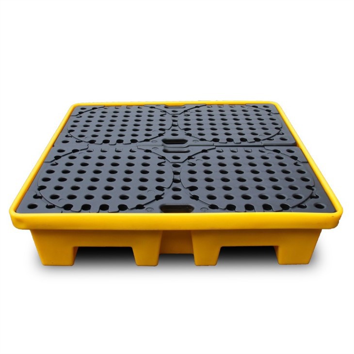 wholesale 4-Drum Poly Spill Containment Pallet manufacturer 