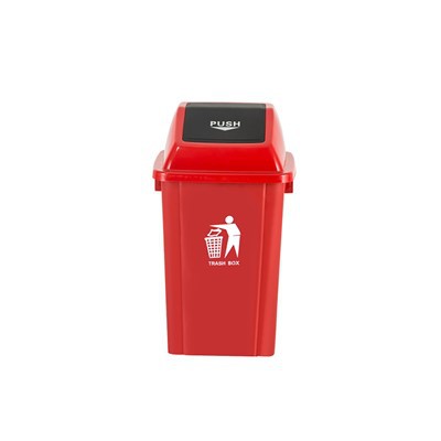 Liab Rectangular Viav nti -} sab saum toj lid recycling bin